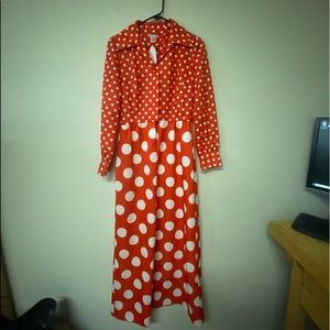 Woman’s 1950s vintage long dress size large 8-10